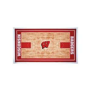  Wincraft Wisconsin Badgers Basketball Court Floor Mat 