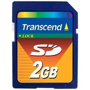  Transcend 2 GB SD Flash Memory Card TS2GSDC Electronics