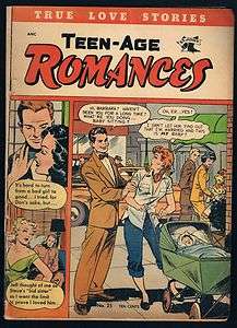 TEEN AGE ROMANCES #25 MATT BAKER COVER AND ART  