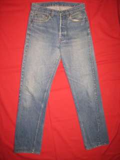 D2554 levis 501 prewash vint jeans 32x34 distress fade  