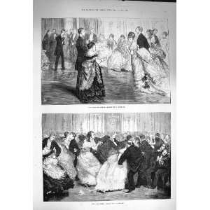  1873 Ladies Men Dancing Quadrille Romance Barnard