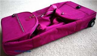 NWT KIPLING Canyon 30 Wheeled Duffle Bag Luggage Spicy Purple  