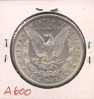 1885 S Morgan Silver Dollar Almost Uncirculated+ A600  