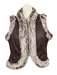   ,entityNameBrown Fun Fur Vest,productId128151