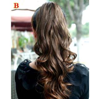 2012 new fashion charm curly/wavy hair piece extension women sexy 