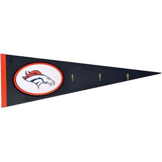 Fan Creations Denver Broncos Logo Wood Pennant with Hooks   NFLShop 