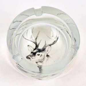  Super Christmas Saving on Glass Ashtray   Deer Style 