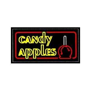  Candy Apples Backlit Sign 20 x 36