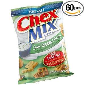 Chex Mix, Simply Sour Cream & Onion, 1.25 Ounce (Pack of 60):  