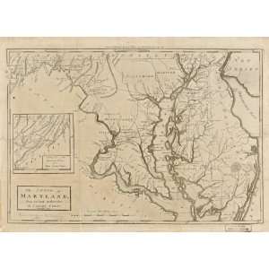  1795 map of Maryland