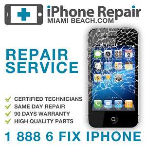 iPhone 4 Broken Glass Screen Repair Service  