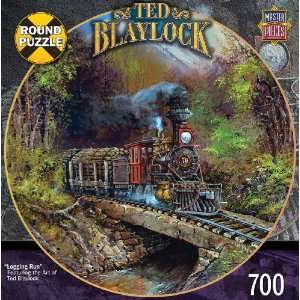   700 Pieces 24 Round Railways Logging Run (M61103) Toys & Games