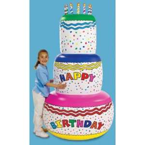   Happy Birthday Banner Inflatable   Giant 6 Foot Tall: Everything Else