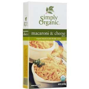 Simply Organic Macaroni & Cheddar Cheese, 6 oz Boxes, 12 pk:  