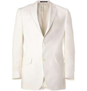 Clothing  Suits  Formal suits  Two Button Linen Suit 