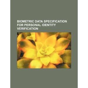 Biometric data specification for Personal Identity Verification