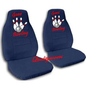 40/60 split navy blue Bull Rider seat covers for a 1997 1999 Ford F 