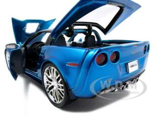 2009 CHEVROLET CORVETTE ZR1 BLUE 1:18 DIECAST MODEL CAR  