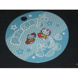  Hello Kitty with Strawberry Earring Studs: Toys & Games