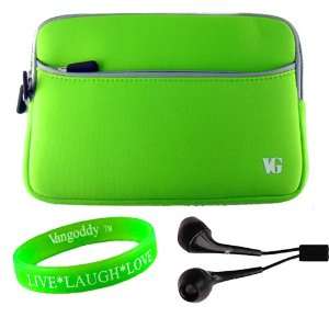  Water Resistant Lime Green Neoprene Sleeve for Nook Carry 