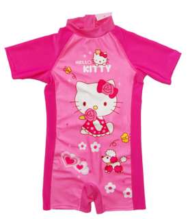 Pink Kids Girls Kitty One Piece Swimsuit Swimwear 86102  