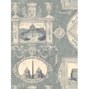  Wallpaper Brewster toile Collection 47 63222