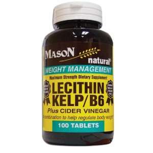   Pack Special of MASON NATURAL LECITHIN/KELP/B 6 TABLETS 100 per bottle
