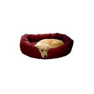   Small Pet Bed Bagel Donut   Burgundy:  Kitchen & Dining