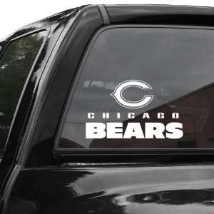 Chicago Bears 4 x 17 Die Cut Decal Strip:  Sports 