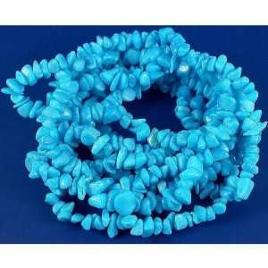  Blue Turquoise Chip Beads Gemstone Beading 2 34 Strand 
