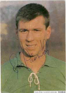 Josef Piontek Werder Bremen ARAL AK 1966 Orig. Signiert. +A11985 