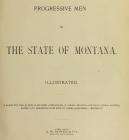 Progressive Men of Montana MT Genealogy CD 2 Volumes  