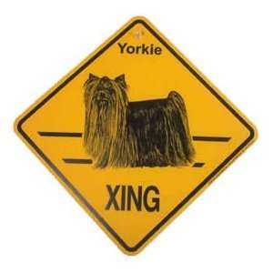  Yorkie Yorkshire Terrier Dogs Xing Crossing Sign New Gift 