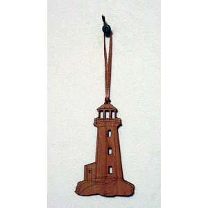  Lighthouse Handcrafted Wood Ornament Toys & Games