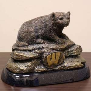  Wisconsin Badgers Tim Wolfe Collectible Mascot Statue 