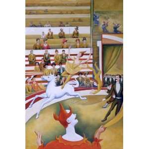  The Circus by Georges Seurat