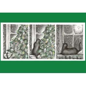  Christmas Cat Card (16): Office Products