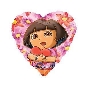  Dora the Explorer Valentines Heart 18 Mylar Balloon 