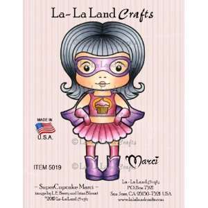   Crafts Cling Rubber Stamp, Super Cupcake Marci: Arts, Crafts & Sewing