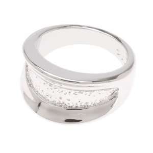   Inset Ring With Bezel For Epoxy Clay   Size 8 Arts, Crafts & Sewing