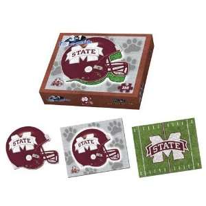   Mississippi State Bulldogs 350 Piece 3 in 1 TRI a Puzzle Toys & Games