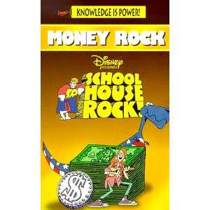 VHS, SCHOOL HOUSE ROCK (MONEY ROCK) 1977 Clam,LIKE NEW  