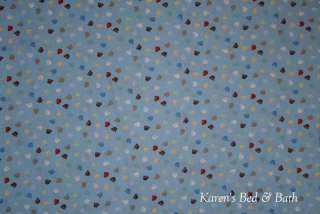 Dog Canine Puppy Paws Prints Blue Curtain Valance NEW  