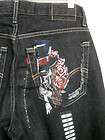 Mens LEVIS black distressed jeans size 31 x 26 roses hat relaxed fit
