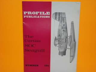 PROFILE PUBLICATIONS #194 CURTISS SOC SEAGULL SEAPLANE  