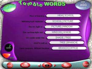 Jumble PC CD spell out scramble circle word puzzle game  