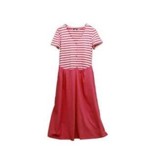 BellaDonnaModen Sommerkleid Shirtkleid Lang Geringelt  