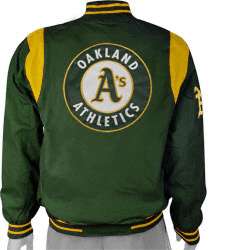 Oakland Athletics Reversible Logo Team Varsity Jacket 