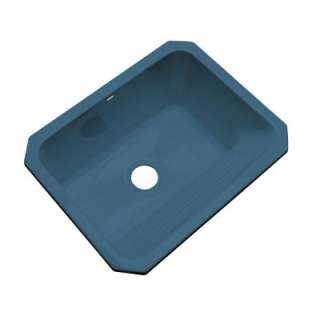   Hole Single Bowl Utility Sink Rhapsody Blue 21021 UM 