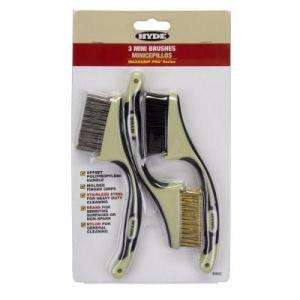 Hyde Maxxgrip Pro Mini Brushes (3 Pack) 46843 